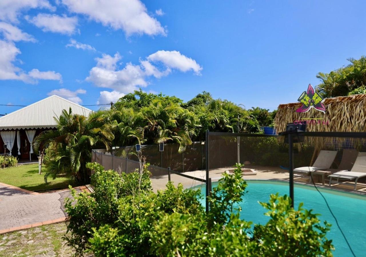 Piscine, Plages Bois Jolan Et Du Bourg, Jardin & Parking Prives, Sainte-Anne - Villas Orchyd & Ka エクステリア 写真
