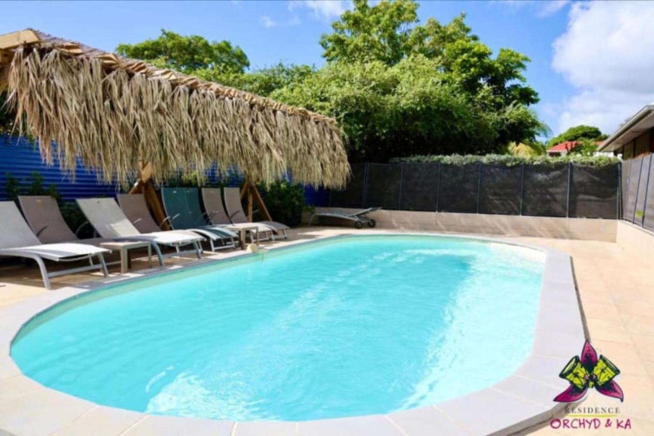 Piscine, Plages Bois Jolan Et Du Bourg, Jardin & Parking Prives, Sainte-Anne - Villas Orchyd & Ka エクステリア 写真