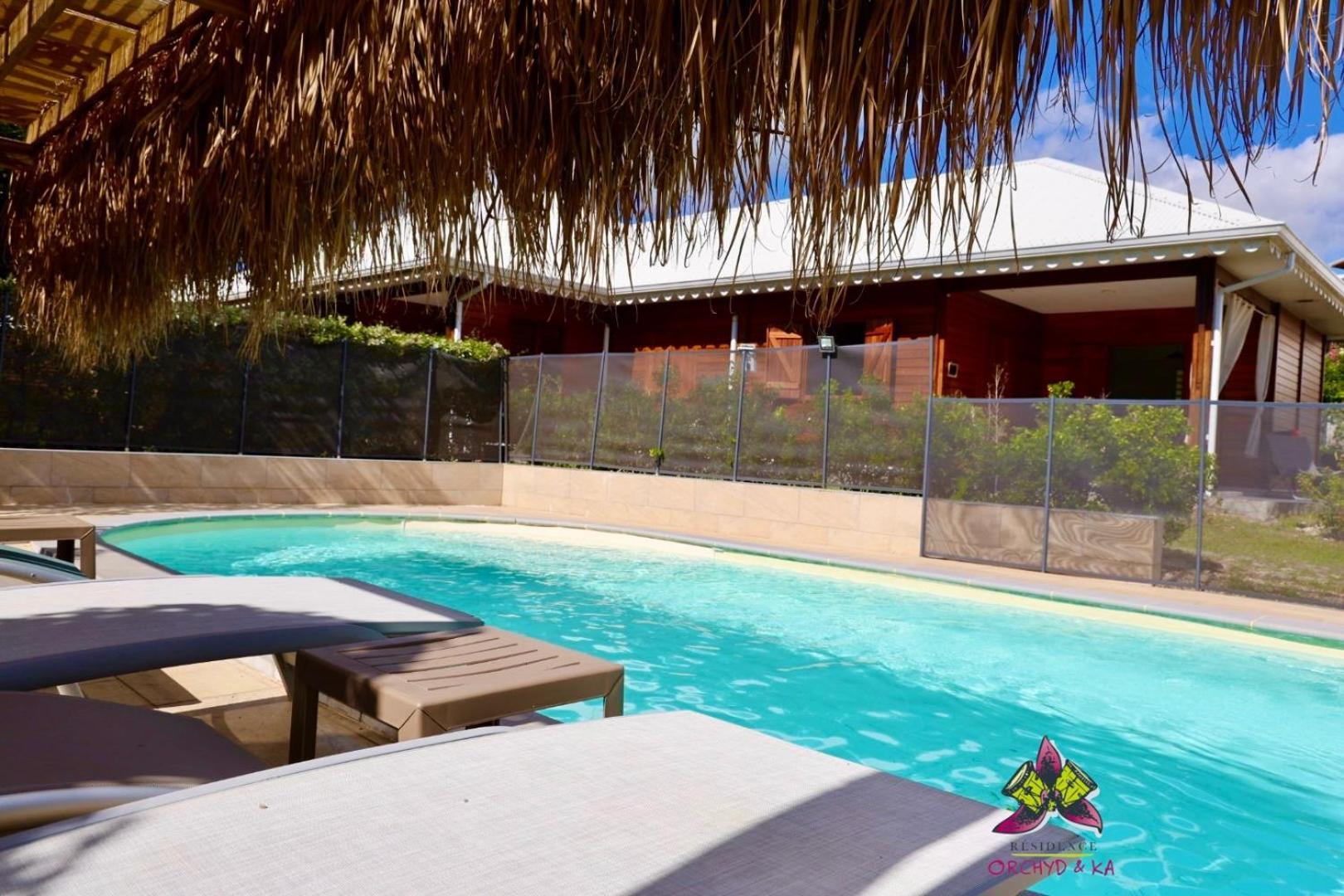 Piscine, Plages Bois Jolan Et Du Bourg, Jardin & Parking Prives, Sainte-Anne - Villas Orchyd & Ka エクステリア 写真